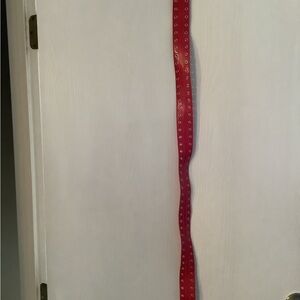 Red Bandana Print Belt